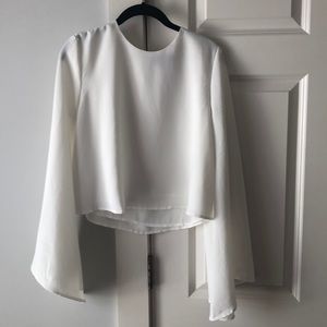 Lulus cropped blouse